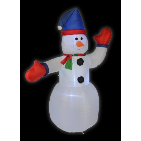 Haushalt International LED Air-Blown Schneemann 1,8m selbstaufblasend HI 54112