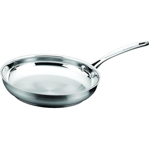 SCANPAN Impact Edelstahl-Bratpfanne Induction 20 cm | Tropffreier Rand | Bratpfanne mit bequemem Griff | Pfanne für alle Herdarten | Ofenfest