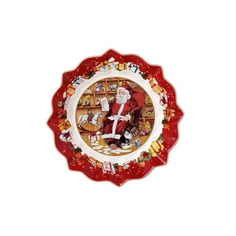 Villeroy & Boch 14-8332-3601 Gebäckteller, 0,38l, Porzellan, Rot