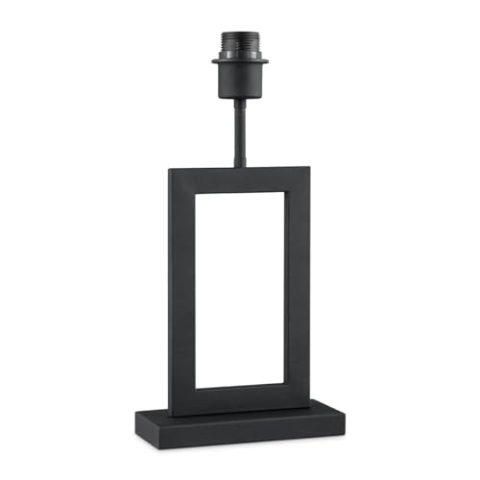 Home Sweet Home E27-Tischlampensockel | Moderne Nachttischlampe in Schwarz | Kann mit Lampenschirm kombiniert werden | mit 1,8 Meter Schwarz Schalter