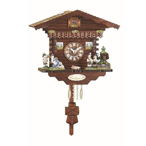 Trenkle Kuckulino Schwarzwalduhr Schweizerhaus mit Quarzwerk und Kuckuckruf TU 2032 PQ