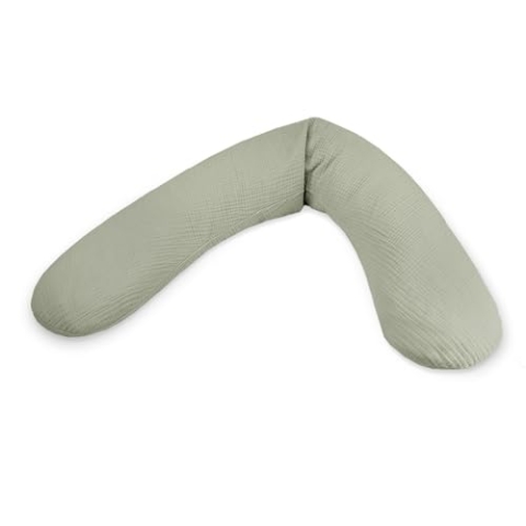 Theraline Das Original Stillkissen inkl. Bezug Salbei, Musselin