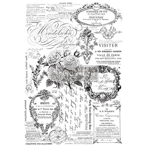 Redesign Decor Transfers Paris Valley 25"x34" 655350646394