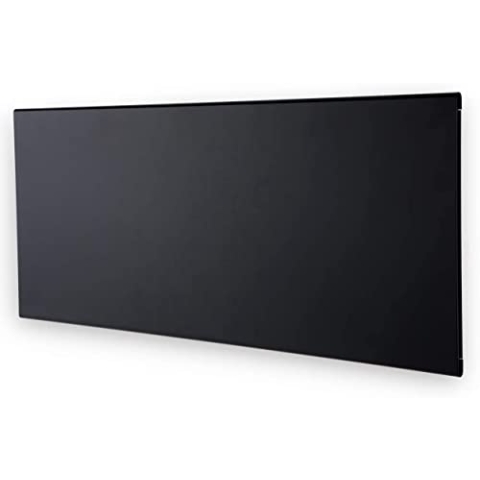 Adax Neo H Elektroheizung Wandmontage - Konvektor Heizung Elektrisch Intelligente Wifi - Radiator Heizung - Elektro Heizkörper - 2000W Schwarz 330mm Smartphone-Steuerung LCD-Anzeige KWT IP24C Class II