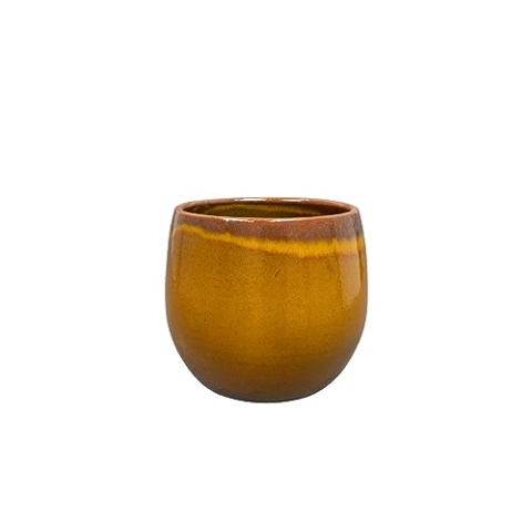 Ter Steege Blumentopf Ockergelb D 23 cm H 20 cm