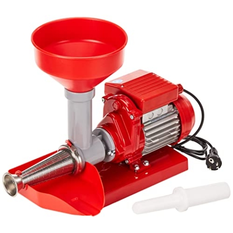 Reber 26265 9008 NE Artus Tomatenpresse, Legierter Stahl, Rot, Edelstahl