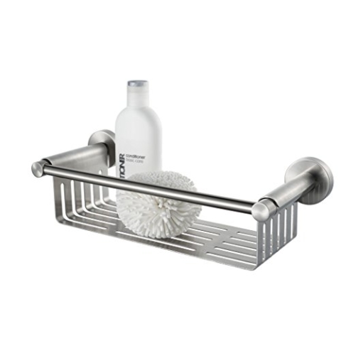 Haceka Ablagekorb Kosmos Tec, Metall, Silber, 27 x 16 x 12 cm