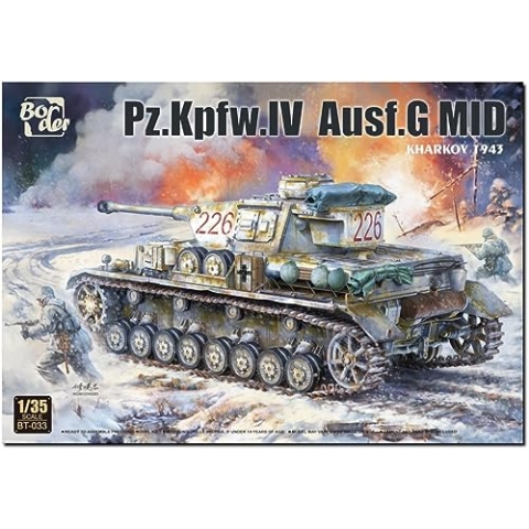 Border Model BT-032 Panzer IV Ausf.G mid Kharkov 1943 Maßstab 1:35 Modellbau Plastikbausatz