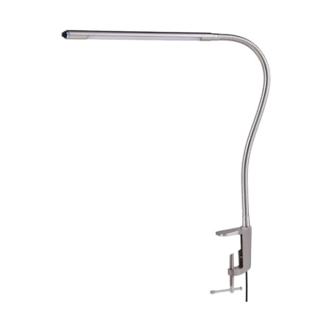 Lindby LED Klemmleuchte 'Lionard' (Modern) in Alu aus Metall u.a. für Wohnzimmer & Esszimmer (1 flammig,) - Tischlampe, Tischleuchte, Leselampe, Nachttischlampe, Wohnzimmerlampe
