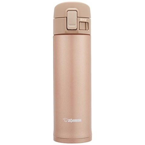 Zojirushi Water Bottle Stainless Steel Mug 480ml Rose Gold SM-KC48-NM by Zojirushi