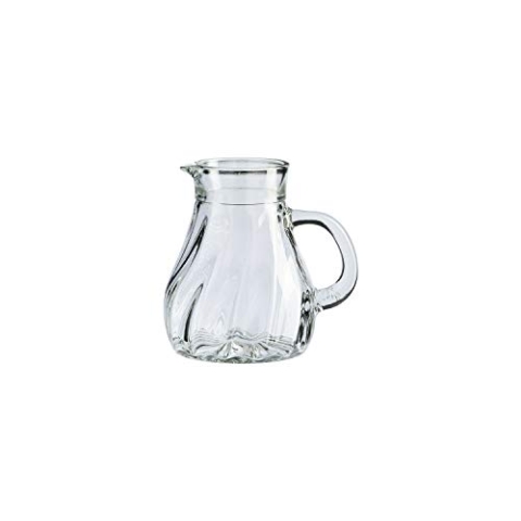 Stölzle Oberglas Wasserkrug Glas Salzburg 6er Set/Stabiler Glaskrug 0,5 Liter/Hochwertiger Glas Krug und Karaffe Glas geeignet als Wasserkaraffe, Karaffe für Limonade, Saftkrug