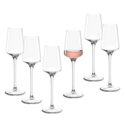 LEONARDO HOME PUCCINI Grappaglas • 6 Stück • 120 ml • Likörglas • Zeitloses Design • Schlanke Form • Für Grappa und Digestif • Moderne Optik • Spülmaschinengeeignet • Klangvoll • Schnappsglas • 069607