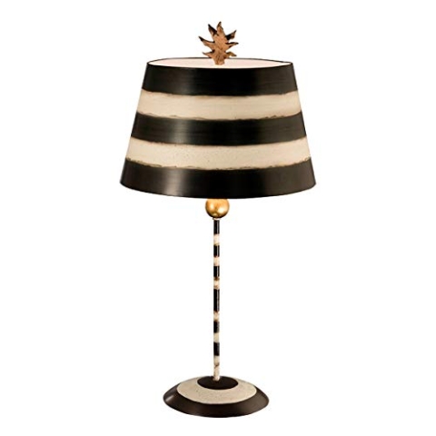 Klassische Tischlampe 1x60W/E27 SOUTH BEACH FB/PHOENICIAN/TL Flambeau