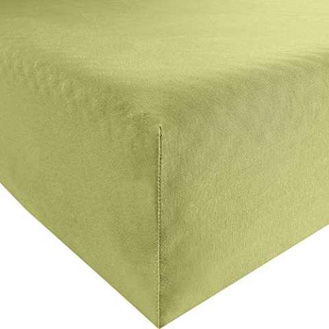 Formesse Spannbettlaken Bella Donna Elastic-Jersey-Stretch lindgrün Größe 180x190 cm - 200x220 cm