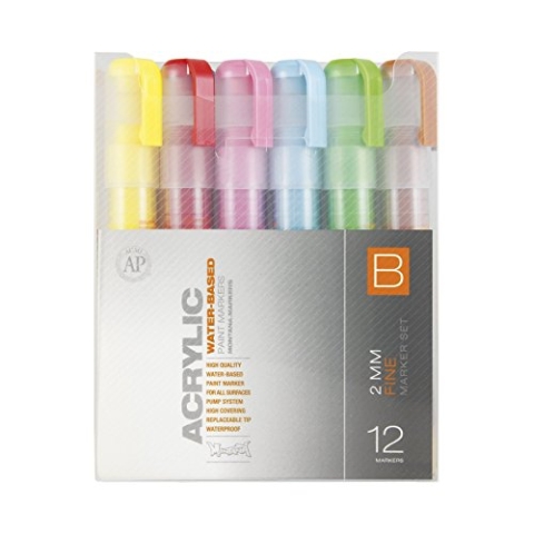 Montana Acrylic Marker 12er Set B 2mm