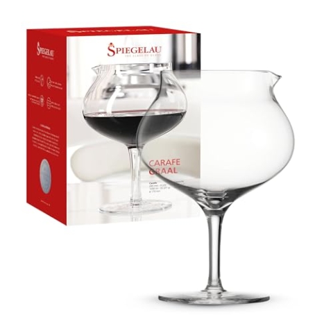 Spiegelau Dekanter Rotwein und Weißwein 1 Liter, Graal, 5250250, Weinkaraffe aus Kristallglas, Weindekanter