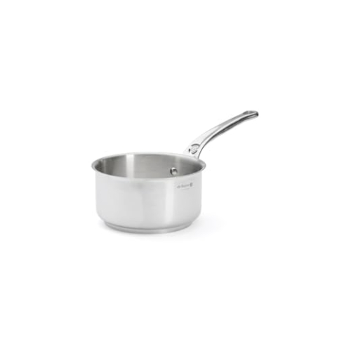 DE BUYER Stielkasserolle, Edelstahl, Silber, 16 cm, 27.9 x 20.1 x 10.9 cm