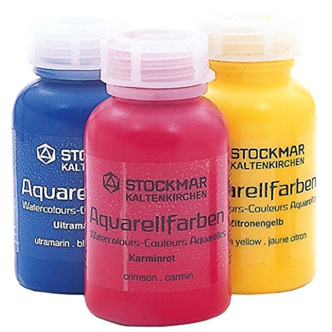 STOCKMAR - Aquarellfarben | Lebendig-leuchtende Aquarellfarbe für Kinder und Erwachsene. Flüssige Aquarellfarbe in Künstlerqualität | Farbe: Rotbraun | Inhalt: 250ml Tube