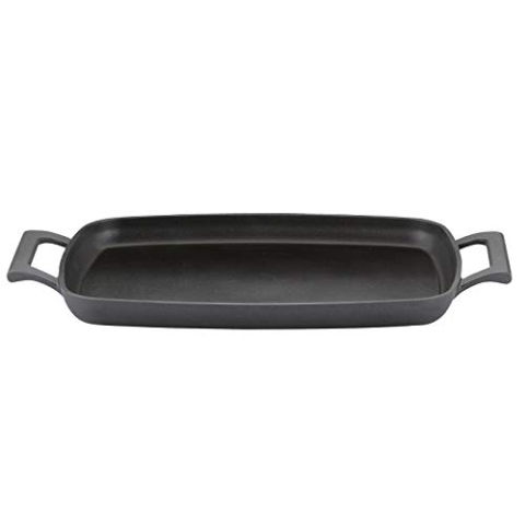 Spring Vulcano Grillpfanne, 18/8 Edelstahl, 37 x 28 cm