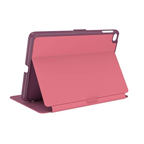 Speck-Produkte Balance Folio iPad mini 2021/iPad Mini 4/iPad mini 5 Schutzhülle und Ständer, Royal-Rosa/sattes Burgunderrot