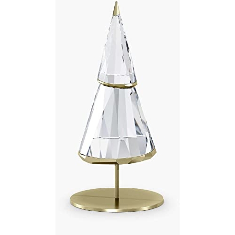 Swarovski Weihnachtszauber Weihnachtsbaum Figur aus Kristallen Mehrfarbig, Größe: 12,3cm x 12,3cm x 5,7cm, 5596436