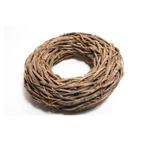 DBT Kranz Rural Rattan Holz-Naturmaterialien Braun D 48 cm