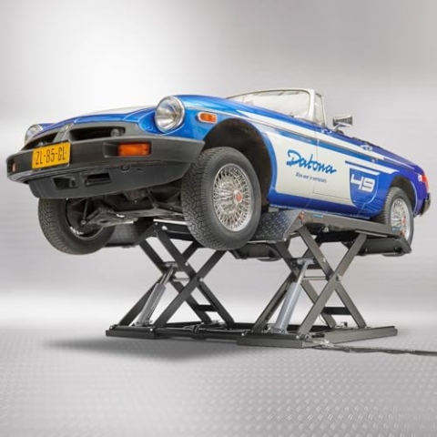 Mobile Scherenhebebühne - 400V Schwarz