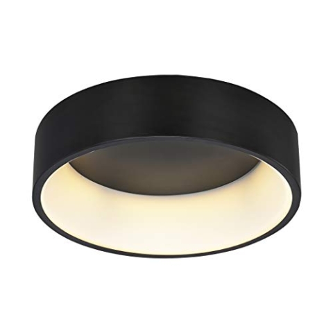 WOFI PURE Deckenleuchte, Acryl, 36 W, Schwarz