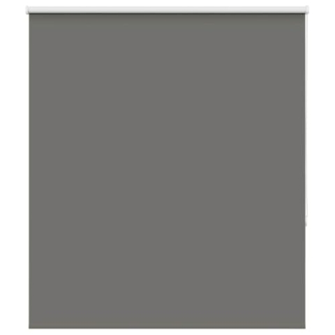vidaXL Verdunkelungsrollo Grau 125x175cm Stoffbreite 121,6cm Polyester, Rollo, Klemmfix, Thermorollo, Verdunklungsrollo, Klemmrollo, Fensterrollo
