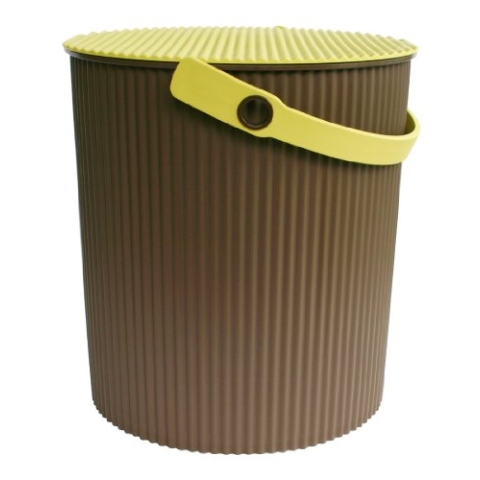 Hachiman Omnioutil Eimer LL - ✔ Lebensmitteltauglich (geprüft) ✔ Frei von Giftstoffen und Weichmachern ✔ Frostsicher bis -20 °C / Hitzebeständig bis 120 °C ✔ Stabile Sitzgelegenheit bis 150 kg (braun)