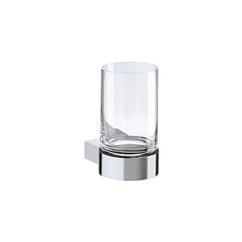 Keuco 14950019000 Plan Glashalter mit Glas chrom