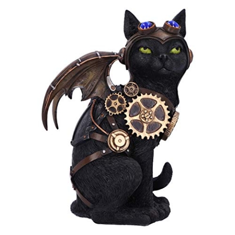 Nemesis Now Steampunk Figur, Harz, Schwarz, 22.7cm