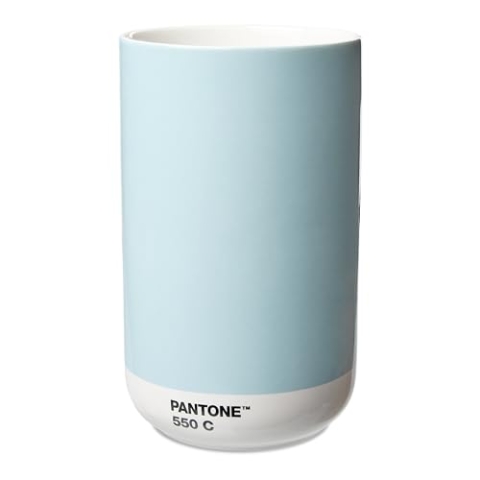 PANTONE Mini Porzellan Vase, in Geschenkbox, 500ml, Light Blue 550C