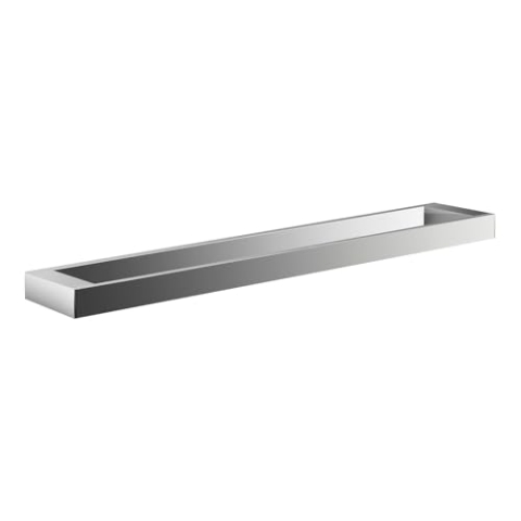 Emco Liaison Badregal, Relingsystem, zum Bohren, 671 mm breit, Metall chrom, für Badaccessoires – 186600167