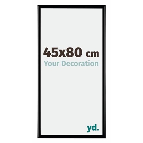 yd. Your Decoration - Bilderrahmen 45x80 cm - Schwarz Matt - Bilderrahmen aus Kunststoff mit Acrylglas - Antireflex - 45x80 Rahmen - Bordeaux