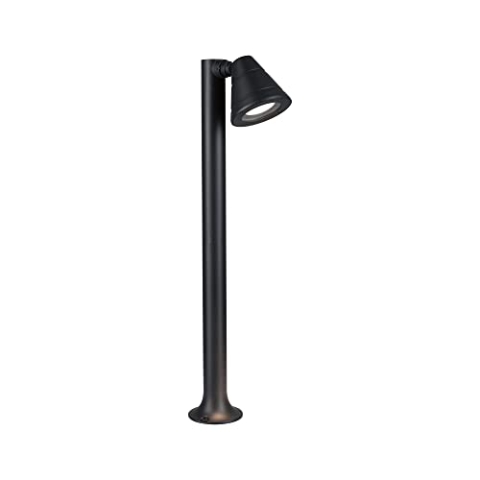 Paulmann 94735 LED Außenleuchte Pollerleuchte Trian seewasserresistent IP44 rund 600mm max. 35W 230V Anthrazit Aluminium Ohne Leuchtmittel GU10
