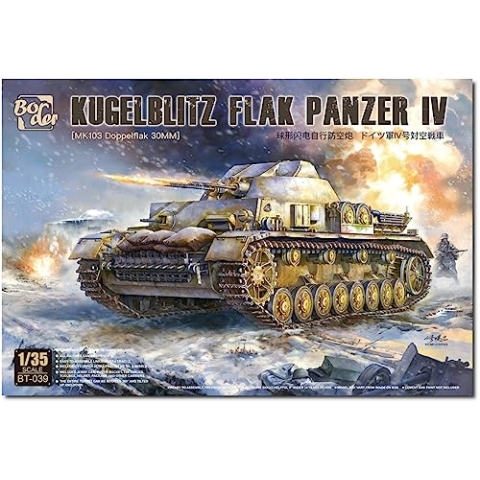 Border Model BT-039 3cm Flakpanzer IV Kugelblitz Maßstab 1:35 Modellbau Plastikbausatz Panzer 1 35