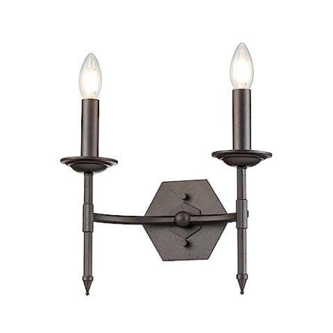 Klassische Wandleuchte 2x60W/E14 CROWN CROWN2 Elstead