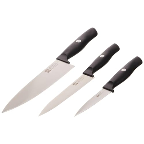 ZWILLING 38590-003-0 Messerset, Edelstahl, Schwarz, 33 x 14 x 3 cm