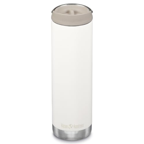 Klean Kanteen TKWide 592 ml Isolierte Trinkflasche mit Café Cap Tofu