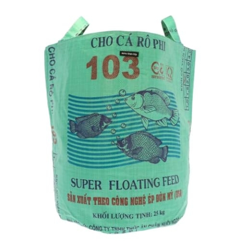 MoreThanHip Kamali Faltbarer Wäschekorb Fisch Grün - Große Wäschesammler aus Recycelten Zementsäcke Aufbewahrungskorb für Wäsche und Spielzeug Laundry Basket - 38 x 38 x 48 cm