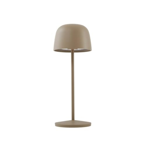 Lindby LED Arietty (Touchdimmer) dimmbar (spritzwassergeschützt (Modern) in Creme aus Aluminium (1 flammig,) Touch Lampe Wohnzimmerleuchte
