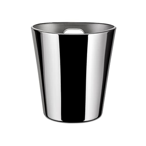 Alessi Bolly JM21 - Design Flaschenkühler aus Edelstahl, Glänzendpoliert