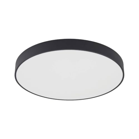 Arcchio LED Deckenleuchte Vanida (Modern) in Schwarz aus Aluminium (1 flammig,) - Lampe Deckenlampe Küchenleuchte