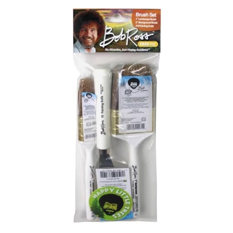 Bob Ross Pinselset No Mistakes, Just Happy Accidents™