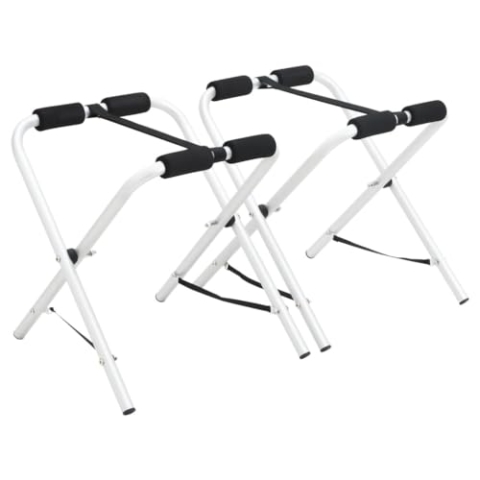 vidaXL Kajakständer 2 STK., Freistehendes Kajak-Aufbewahrungsregal Klappbar, Ausrüstung Zubehör für Kajaks Kanus SUP-Paddelbretter, 70kg Aluminium