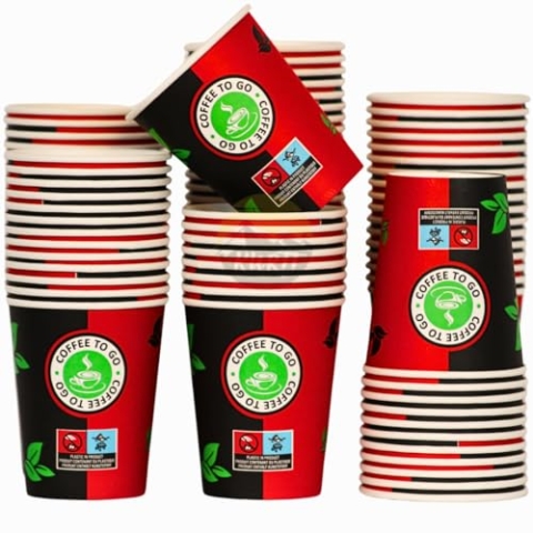 KURTT - Kaffeetassen to go - 1000 Stück - 8oz/200ml - Kaffeebecher Pappe - Trinkbecher - Kaffeebecher - Pappbecher - Einwegbecher - Pappbecher - Pappbecher - Pappbecher