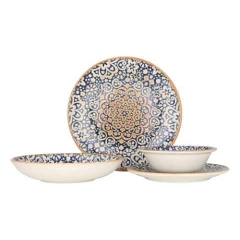 Bonna Geschirrset (Medium) - Alhambra - 24 teilig - 6 Personen - Porzellan