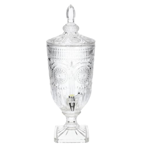 HOMLA Barrel Krug mit Wasserhahn 3 l