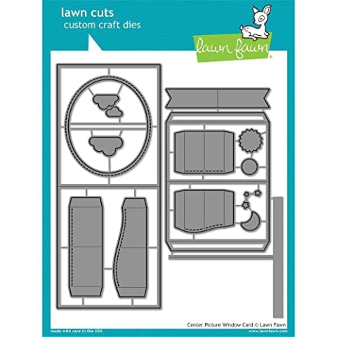Lawn Fawn, Lawn cuts/Stanzschablone, Center Picture Window Card